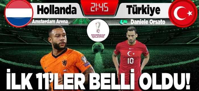 Hollanda - Türkiye maçı