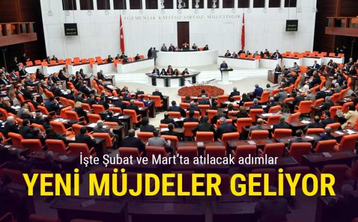 Hükümet'ten vatandaşlara Şubat ve Mart Müjdeleri