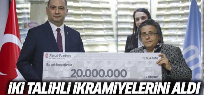 İki talihli daha Milli Piyango ikramiyesini aldı