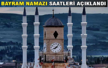 İl il Bayram namazı saatleri