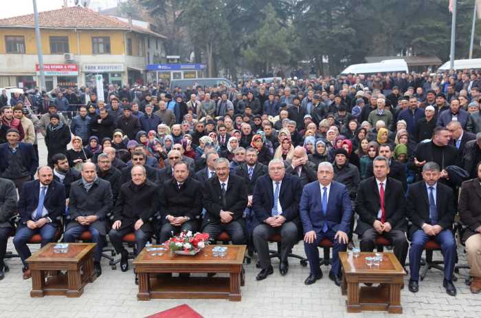 İSKİLİP DOĞAL GAZIN İLK ATEŞİNİ YAKTI