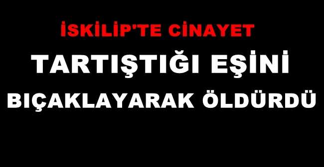 İsklip'te Yaşlı Adam Eşini Bıçaklayarak Öldürdü