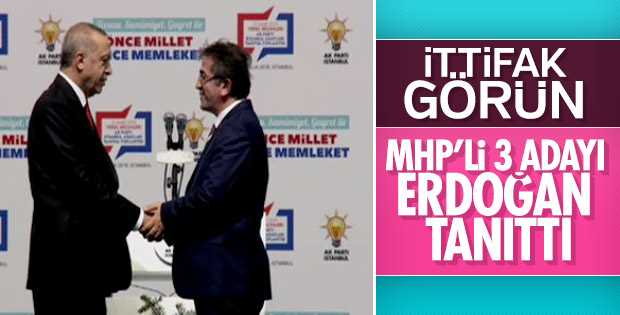İttifakı Görün Ak Parti MHP'nin adayını tanıttı