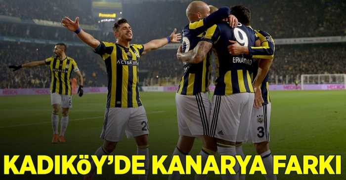 Kadıköy'de Fener farklı 3 gol 3 puan