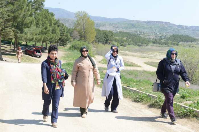 Kadın Kültür ve Sanat Merkezi, Çomar Barajı’nda doğa yürüyüşü