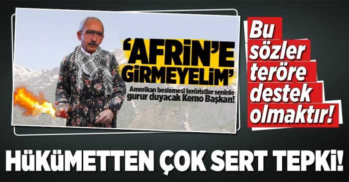 KILIÇDAROĞLU TSK AFRİN'E GİRMESİN  