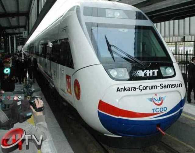 Kırıkkale-Çorum-Samsun Demir Yolunda 7 İstasyon Kurulacak!