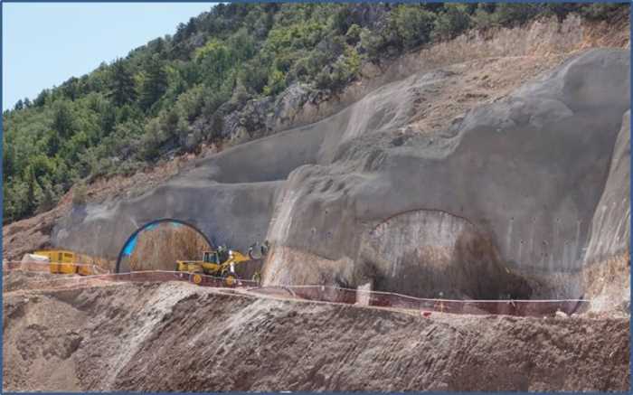 Kırkdilim tünelinde yapılan çalışmalarda son durum