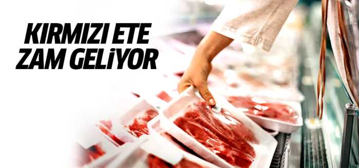 Kırmızı ete zam geliyor