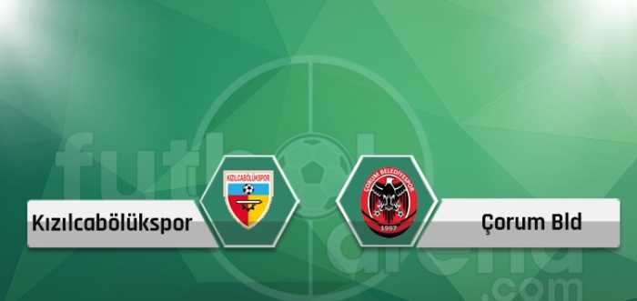 KIZILCABÖLÜKSPOR - ÇORUM BELDİYE SPOR MAÇI