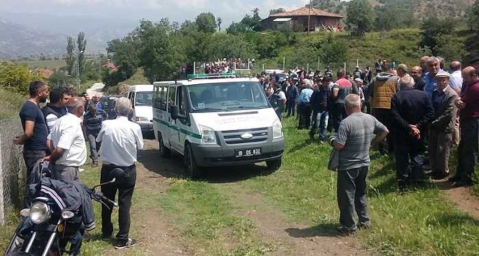 KKKA'dan ölen yaşlı adam toprağa verildi