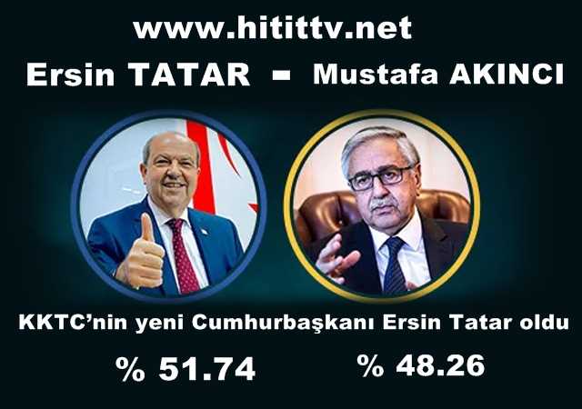 KKTC'nin yeni cumhurbaşkanı Ersin Tatar belli oldu