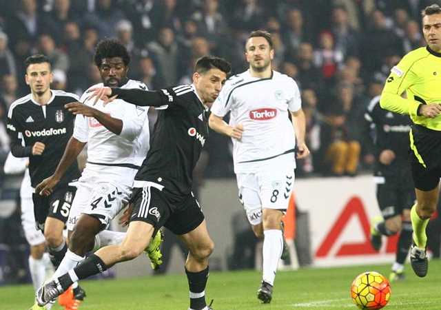 Konyaspor-Beşiktaş maç sonucu Beşiktaş Kupaya veda etti