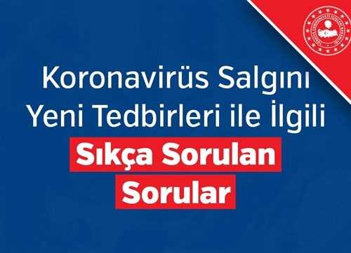 Korona Virüs Önlemleri ile İlgili sık sorulan Sorular!