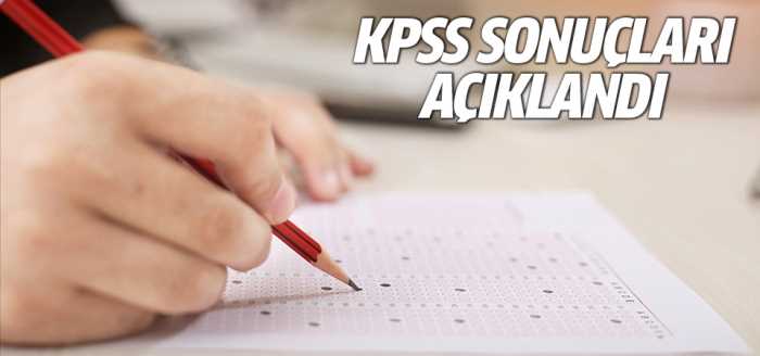 KPSS sonuçları açıklandı!