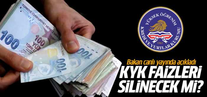 KYK Faizleri silinecek mi ?