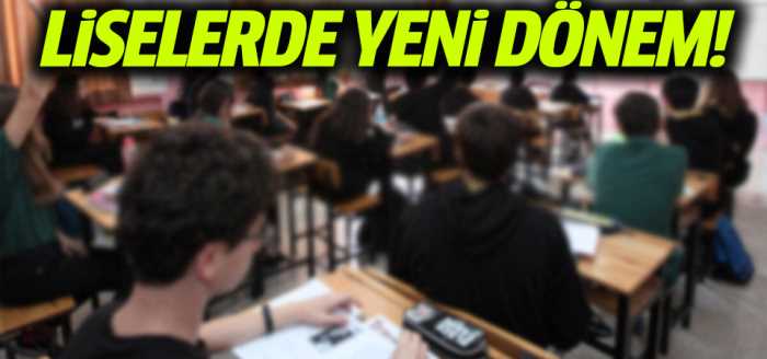  Liselerdeki eğitim ve öğretim yönetmeliğinde değişiklik