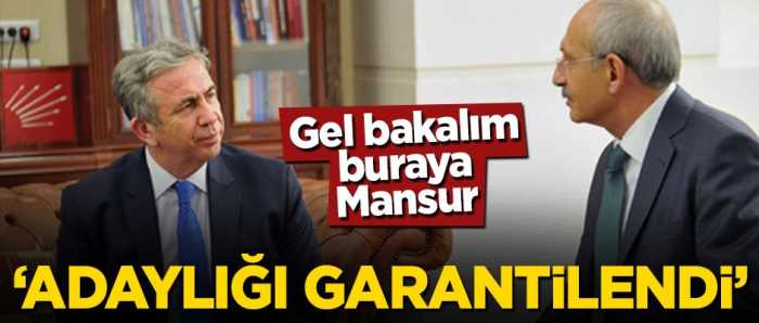 Mansur Yavaş'ın adaylığı kesinleşti