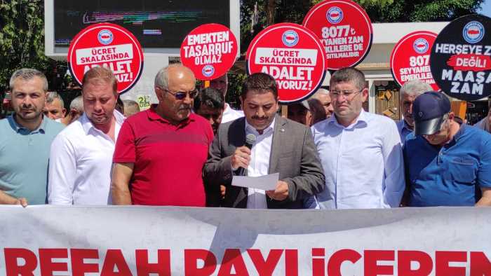 Memur-Sen Zammı enflasyon değil masa belirlesin dedi