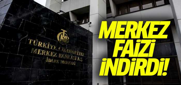 Merkez Bankası'ndan faiz indirimi