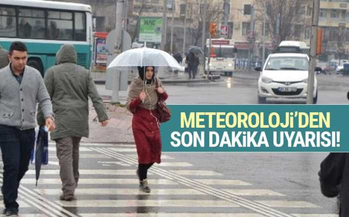Meteoroloji'den Çorum'a kuvvetli yağış uyarısı