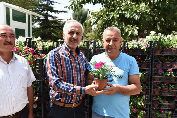 Mezarlıklar bu bayram da rengârenk olacak  Belediye, arife günü 11 bin çiçek dağıtacak