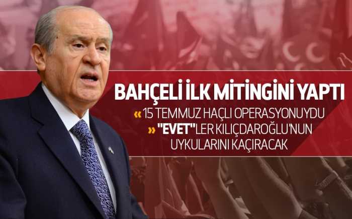 MHP: 15 Temmuz Haçlı operasyonuydu