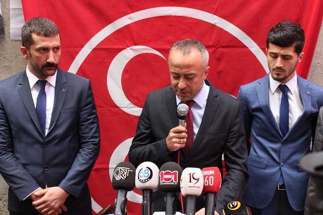 MHP ÇORUM TEŞKİLATI YENİ İL BİNASINI  DUALARLA AÇTI