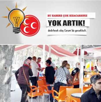 MHP’Lİ KADIN MASADAKİLERİ ŞOK ETTİ
