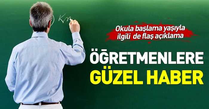 Milli Eğitim Bakanından öğretmenlere güzel haber!