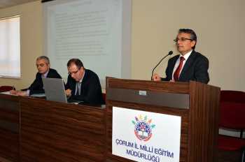 MİLLİ EĞİTİM MÜDÜRLÜĞÜ ÇORUM’DA UYGULANACAK PROJELERİ ANLATTI