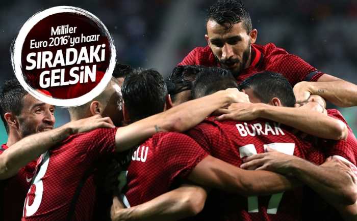 Milliler Euro 2016'ya hazır! Sıradaki rakip Hırvatistan