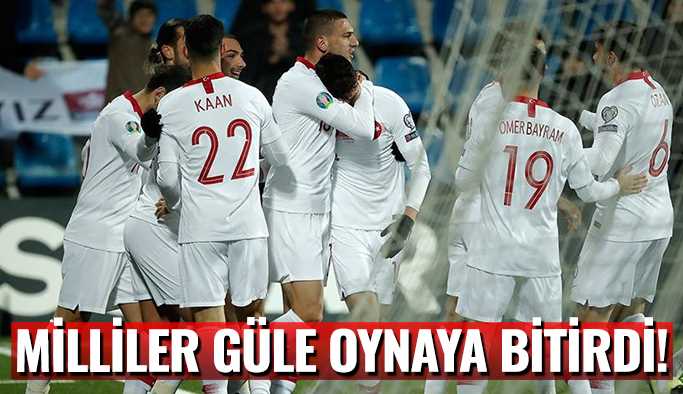 Milliler galibiyetle bitirdi! 2-0