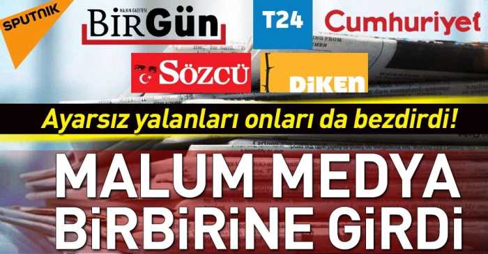 Muhalif medya birbirine girdi!
