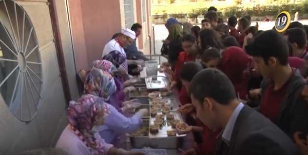  Muharrem ayında Öğrenciler için Aşure Günü icra edildi 