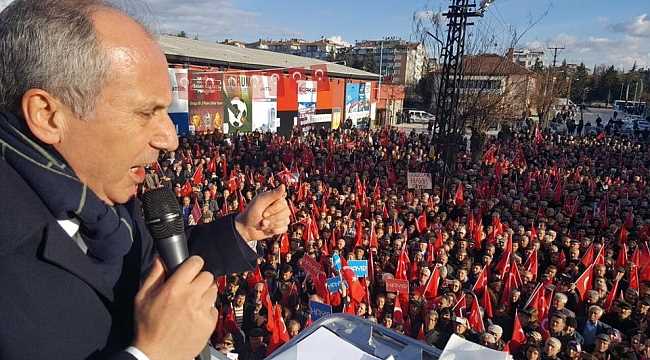 Muharrem İnce 17 Mayıs'ta Çorum'da 