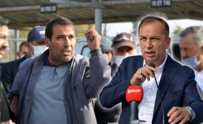 Muhtar ve çiftçilerden milletvekiline şok tepki! 