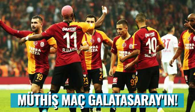 Müthiş maç 3-2 Galatasaray'ın