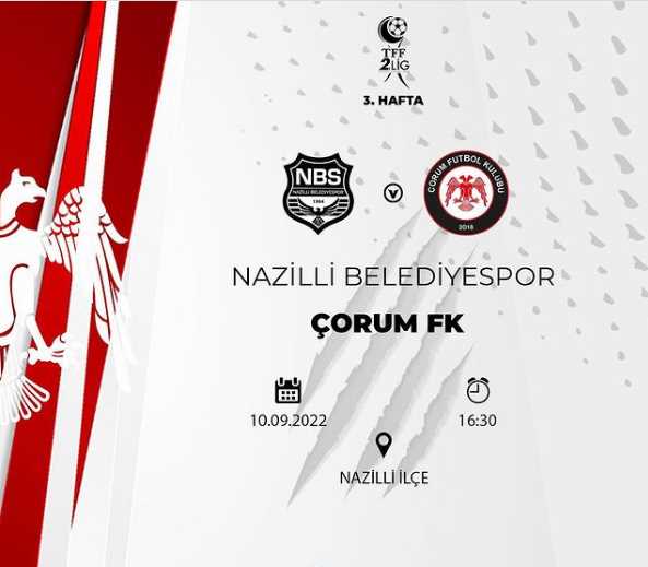 Nazilli Belediyespor - Çorum FK maçı 