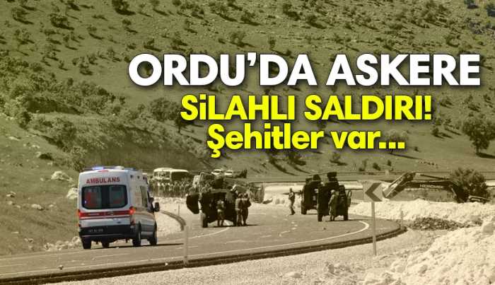 Ordu'da PKK’lı teröristlerin açtığı ateşle 3 asker şehit oldu, 2 asker yaralandı