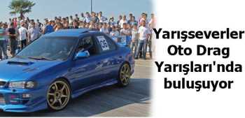 Oto Drag Yarışıları  Akkent Toki'de yolunda 