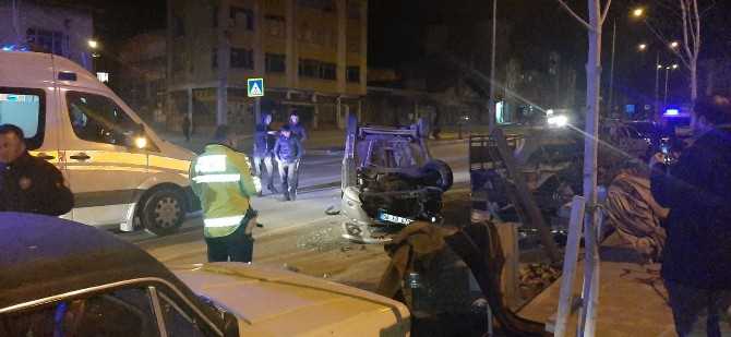 Otomobil Takla Attı 1 yaralı