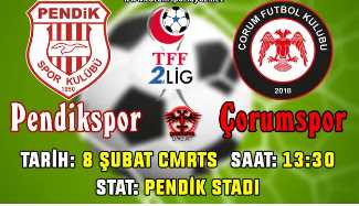 Pendikspor - Çorumspor FK