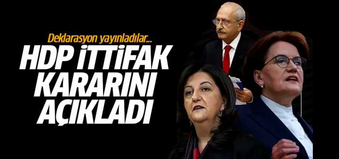  Pervin Buldan, açık bir ittifaktan yanayız 