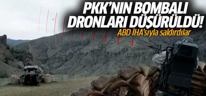 PKK'lı Teröristlerin Dronları Düşürüldü
