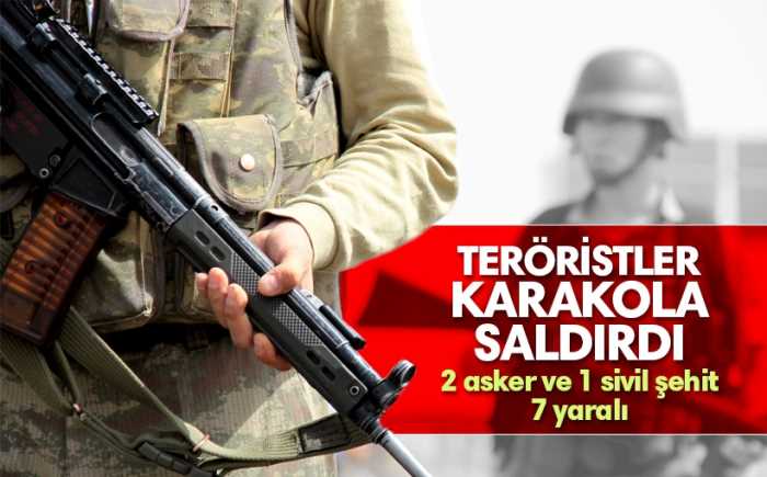 PKK mensuplarınca Cevizlik Jandarma Karakoluna bomba yüklü araçla saldırı şehit ve yaralılar var