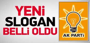 R.T.Erdoğan'ın yeni sloganı da belli oldu