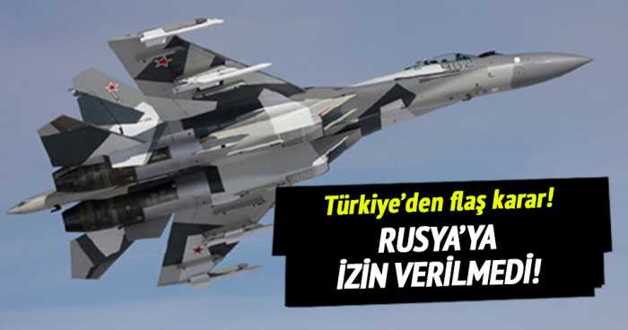 Rus uçağının Türkiye üzerinde gözlem uçuşu yapamadı