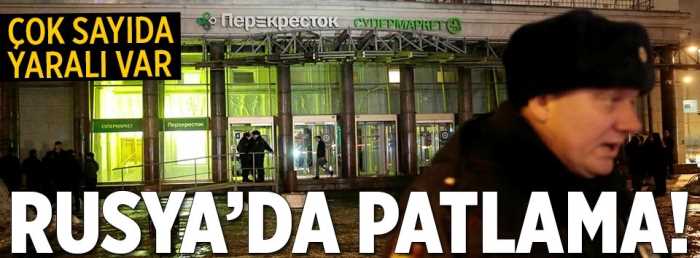 Rusya'da St. Petersburg şehrinde patlama