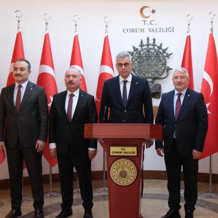Sağlık Bakanı Prof. Dr. Kemal Memişoğlu Çorum Valiliğini Ziyaret Etti